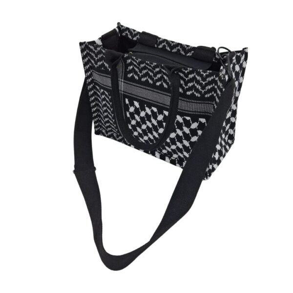 Keffiyeh Bag Black Large