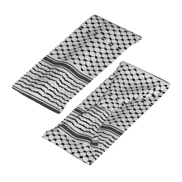 Keffiyeh Head Band B&W