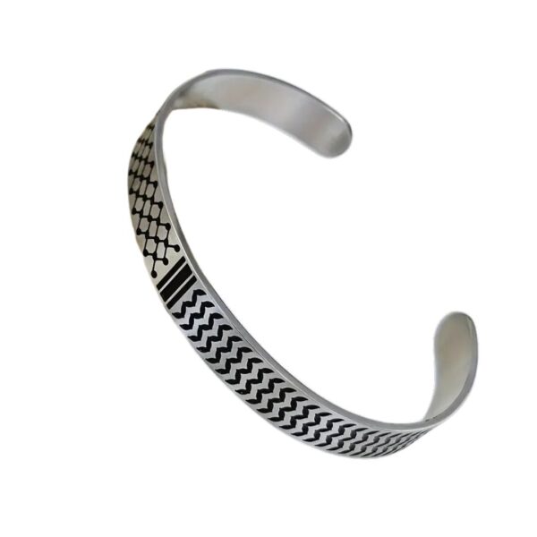 Keffiyeh Stainless Steel Bracelet For Men