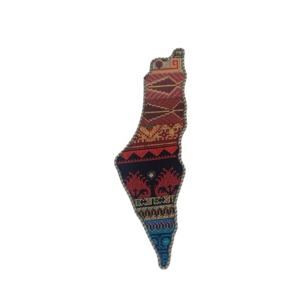 Tatreez Palestine Map Wall Art Large