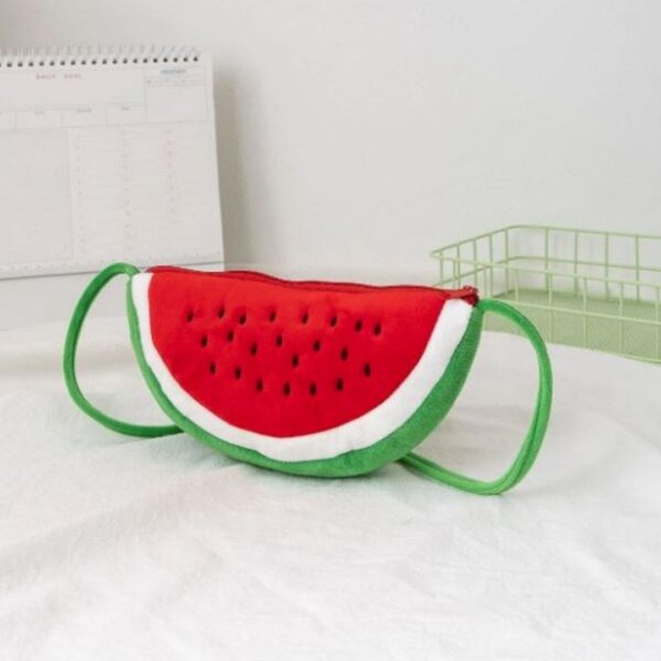 Watermelon Crossbody Plush Bag
