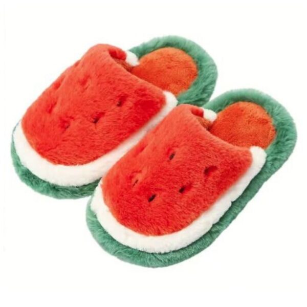 Watermelon Warm Winter Anti Slip Slippers for Kids