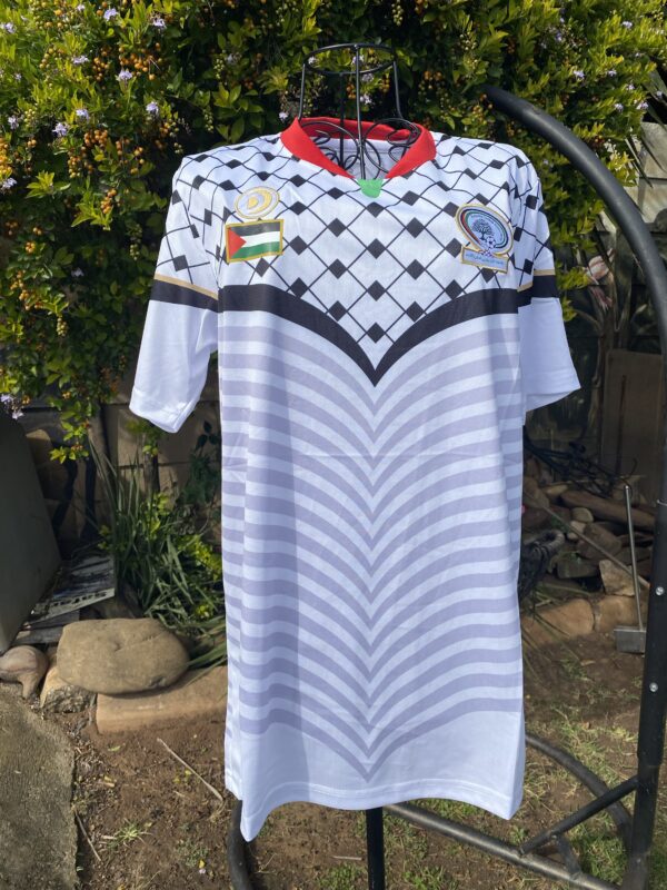 Palestinian Soccer Team T-Shirt - White - Image 2
