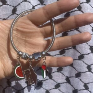 Palestine Map Pandora Style Bracelet