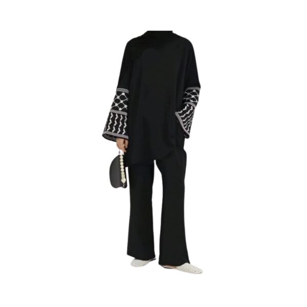 Keffiyeh Embroidered Long Sleeve Co-ord