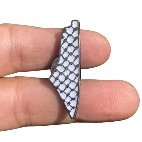 Keffiyeh Map Brooch