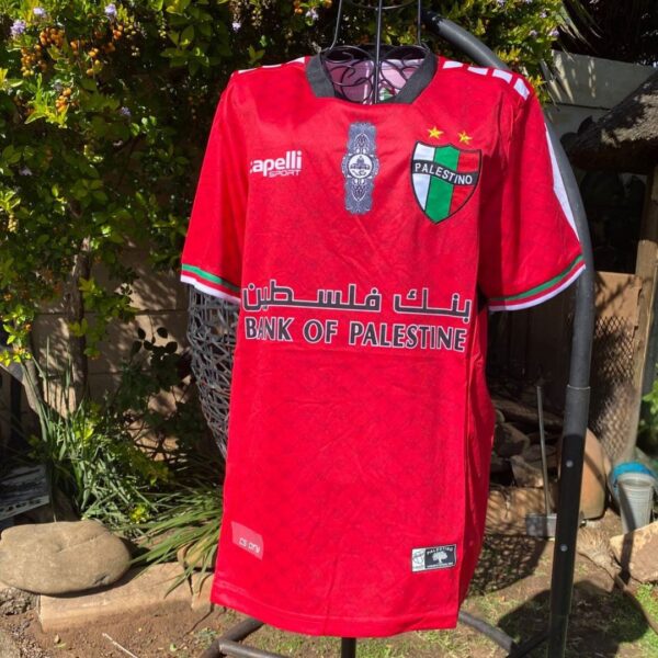 Palestinian Soccer Team T-Shirt - Red - Image 4