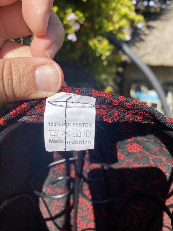 Cape Jacket Embroidery Palestinian Tatreez one size - Image 3