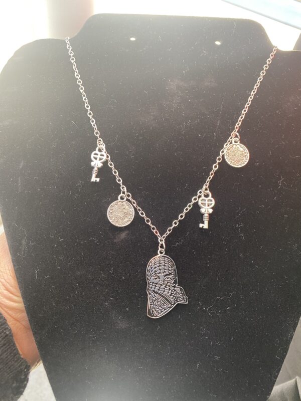 Stainless Steel Hand Crafted Palestine Abu ubaidah Necklace