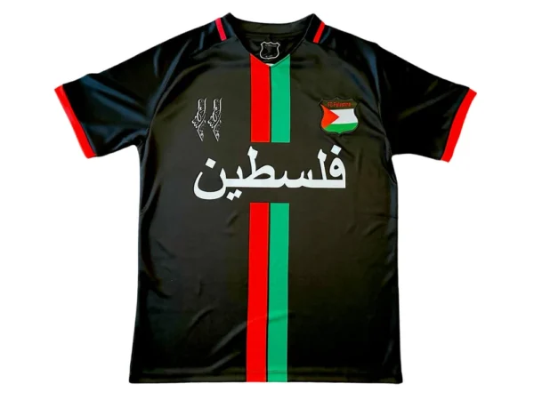 Palestinian Soccer Team T-Shirt - Black