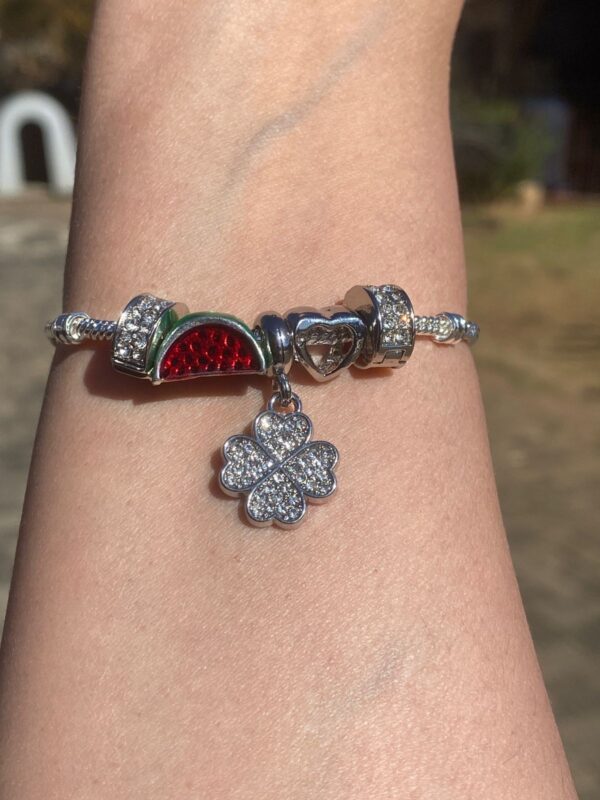 Watermelon Style (5 charms) Bracelet - Image 2