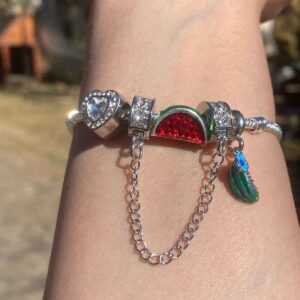 Watermelon Style (5 charms) Bracelet
