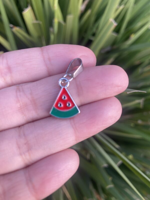 Small Slice watermelon charm bracelet - Image 2