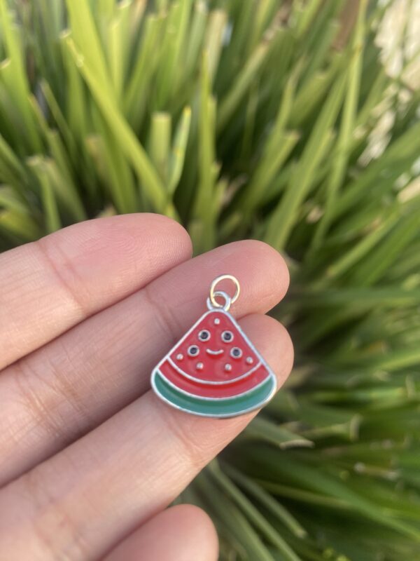Large Slice watermelon charm bracelet - Image 2