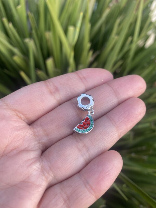 Sliver watermelon charm bracelet - Image 2