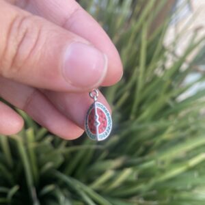 Sliver watermelon charm bracelet
