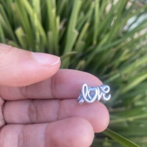 Love letter charm bracelet